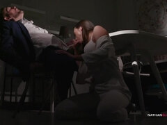 Cul, Blonde, Sucer une bite, Tir de sperme, Tchèque, En levrette, Hd, Police