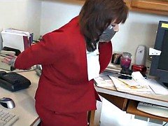 Bdsm, Fangenskap, Fetisj, Spøker, Moden, Milf, Strømpebukse, Sekretær