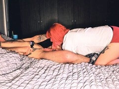 Kukk suging, Bløtkake, Hunn, Sexy undertøy, Milf, Mamma, Orgasme, Fitte