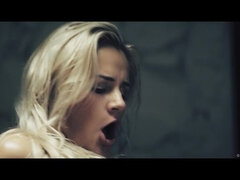 Schönheit, Bikini, Blondine, Blasen, Paar, Masturbation, Höschen, Geschwollene nippel