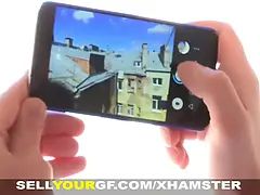 Blond, Pijpbeurt, Sperma, Vriendin, Hd, Tiener