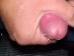 Piss and Cum in Toilette