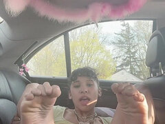 18 éves, Amatőr, Gépkocsi, Női, Maszti, Csupasz, Nuni, Tini