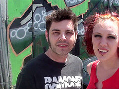 Amatorka, Para, Domowej roboty, Drobna, Rudowłosa, Ogolona, Chudy, Cycki