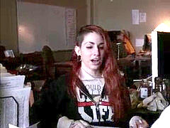 Эксцентричное, Бондаж, Пальцем, Затыкание рта, Боль, Рыжие, Рабыни, Связанные