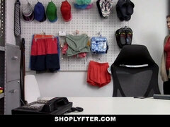 Ashley Lane caught stealing & fucked by officer in doggystyle - Teenrobbers.com