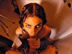 Amateur couple enjoys a sunset session with a little fun