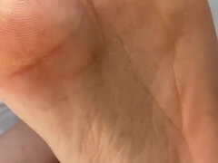 Amatør, Europeisk, Føtter, Fotfetisj, Tynn, Alene