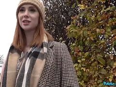 Public agent - uk red head lenina crowne nailed deep in her labia