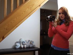 Vies, Vingeren, Hd, Likken, Masturbatie, Kut duiken, Roodharige vrouw, Tieten likken