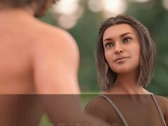 Tredimensionell, Brittisk, Smutsig, Game, Mogen, Milf, Mamma, Skor