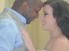 Baben, Svart, Blondin, Avsugning, Creampie, Sperma shot, Hardcore, Mellanrasig