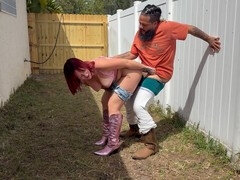 Perfect white ass, risky public sex, huge white ass