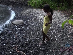 You go to the beach with Noemi then you fuck her ass.