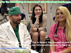 CLOV Mina Moon Gyno Examination by Doctor Tampa and Destiny Cruz