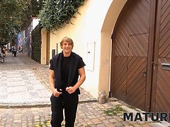 Kukk suging, Bestemor, Moden, Fitte, Realitet, Strømper