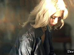 Deeper. Bratty Submissive Emma Rosie Gets Blindfolded, Cuffed,  Fucked In the Ass