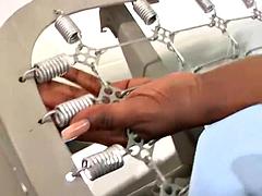 Grosser schwanz, Schwarz, Spermaladung, Arzt, Schwarz, Lecken, Krankenschwester, Titten