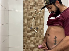 Amatéři, Velké péro, Stříkání spermatu, Legrační, Masturbace, Sprcha, Sólo, Webkamera