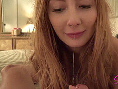 Painted nails, sandy-haired, vacation sex