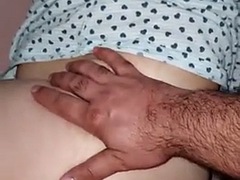 Stepson fucking his stepmom in bed with a huge cock