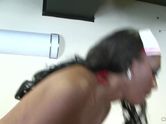 Rumpa, Stora tuttar, Svart, Avsugning, Mellanrasig, Grov