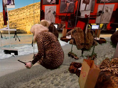 素人, オランダ人, ラティーナ, 下着, オナニー, 一人, ストッキング, オッパイの