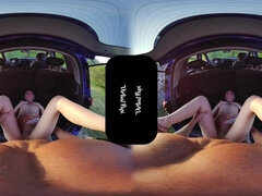 Leggy girl hot VR porn video