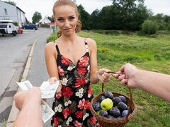 18, 엉덩이, 큰 음경, 오랄섹스, 자연의 가슴, 야외의, 청소년, 젖가슴