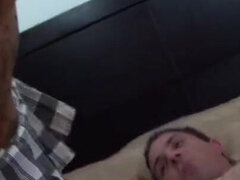 Tattooed babe in stockings is very wild and she can't wait to feel cock inside