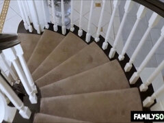 Stepdad interrupts stepdaughters homework