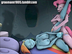 Mlp (FUTA) Rainbow Dash x Pinkie Pie