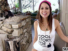 massive prick For smallish Teen Riley Reid