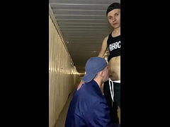 In den arsch, Grosser schwanz, Blasen, Schwul, Hardcore, Muskel, Im freien, Öffentlich