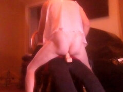 18 jaar, Grote lul, Blond, Huisgemaakt, Ladyboy, Rijpe lesbienne, Alleen, Tiener