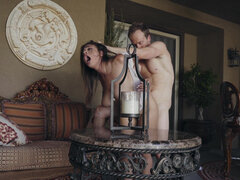 Big natural tits babe Ella Knox gets a rough fuck