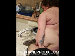 Amateur, Gorda, Mamada, Morena, Linda, Europeo, Cocina, Pov