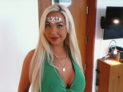 Enthousiasteling, Grote mammen, Blond, Pijpbeurt, Sperma shot, Europees, Gezichtspunt, Zweeds