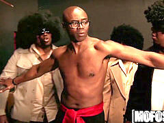 Grosse bite, Noire, Bottes, Interracial, Maman