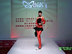 Chinese hot model fashion show