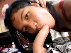 HD Tiny Asian Thai teen Heather Deep films herself providing a fellate throatpie new