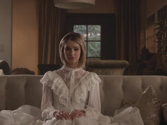 Emma Hix plays with her tight pussy before getting laid