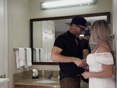 Blondin, Avsugning, Brunett, Creampie, Snopp, Doggystyle, Hd, Onani