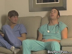 Twink Blake Bigalow does cock ride with jock and nuts on him
