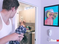 Angry Blonde stepMOM Fucks Lazy Teen StepSon - Madelyn Monroe