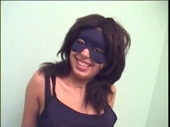 Young Italian babe loves mature salami