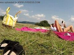 Leie, Freundin, Im freien, Höschen, Muschi, Rasiert, Jungendliche (18+), Tanga