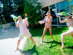 ブロンド, フェラチオ, フォアサム, 手コキする, ハードコア, 剃毛, ティーン