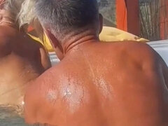 Amateur Blonde Mature Wife Enjoys Sex Pleasure Outdoors