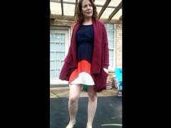 Onani, Moden, Milf, Offentlig, Alene, Leker